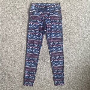 Aerie Womens Fair Isle Leggings - Size M
